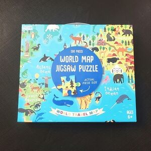 World Map Jigsaw Puzzle 6+